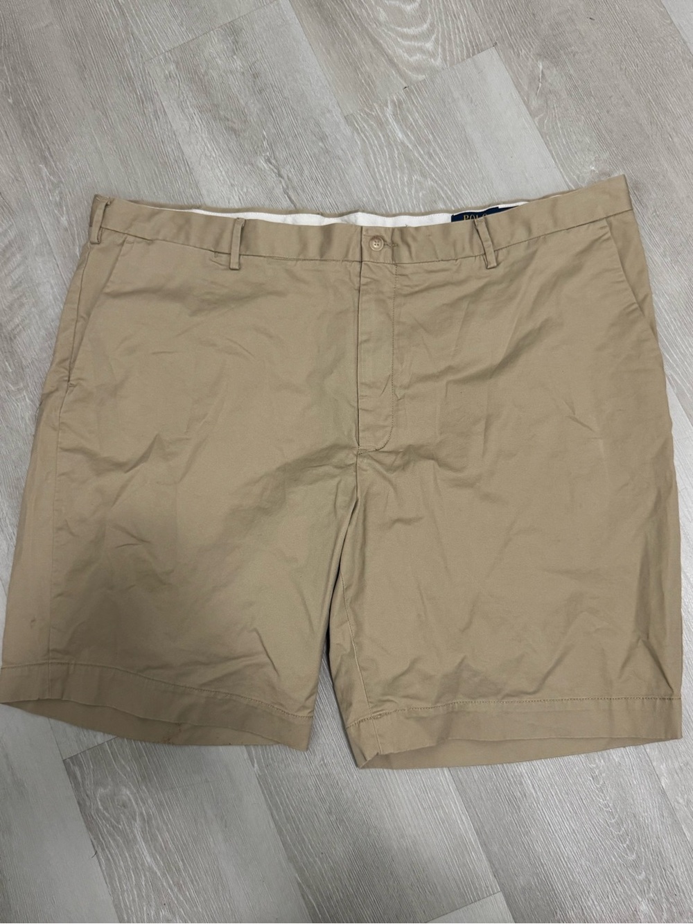 Polo by Ralph Lauren Beige Flat Front Shorts